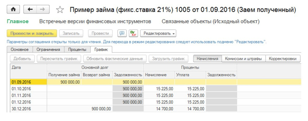 Отчет по займам в ERP УХ Отчет по займам в ERP УХ